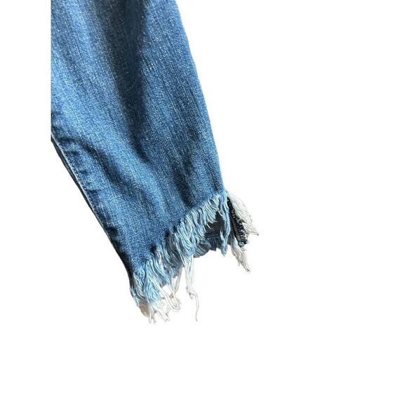 Pistola Denim Jeans Size 26 Distressed Ripped Frayed Hem Blue Wash - Picture 8 of 9